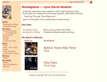 Tablet Screenshot of lynndavidnewton.com